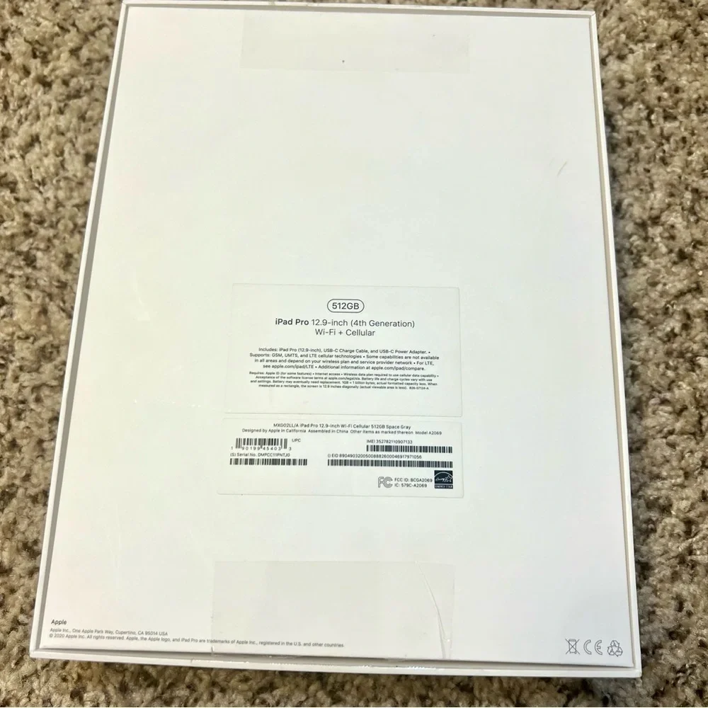 EMPTY Apple BOXES Bundle - IPad Pro, Apple Pencil, IPad Magic Keyboard boxes